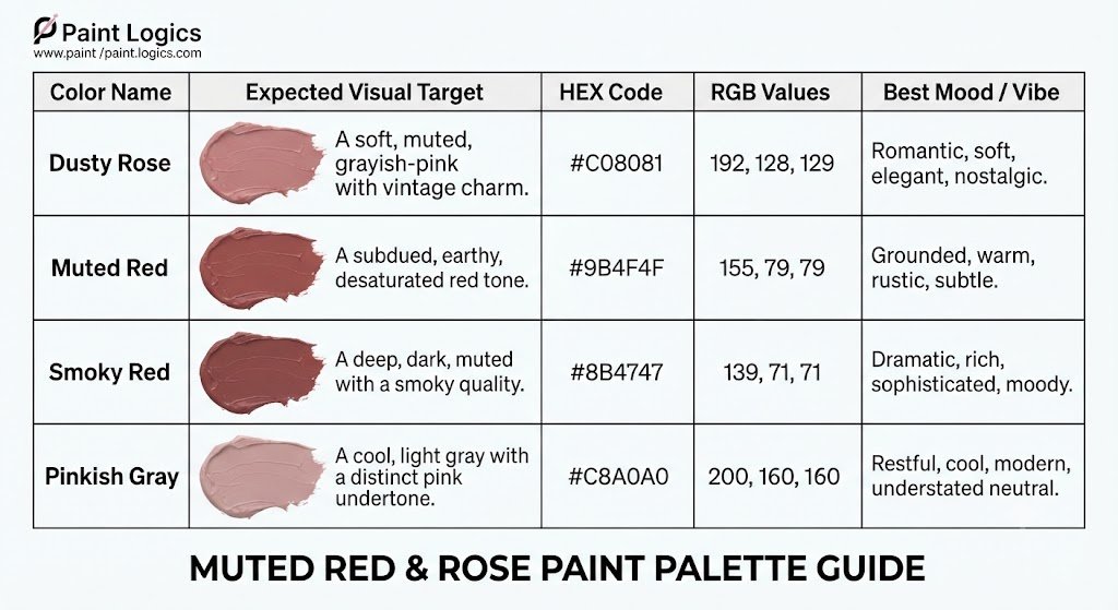Here is a quick-reference chart of these digital hex codes for your design layouts: