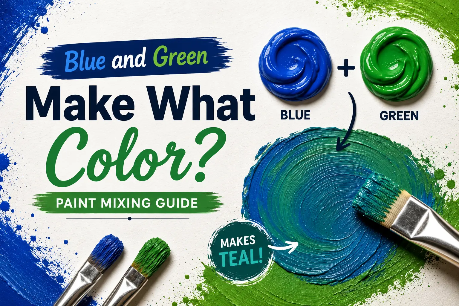 Blue and Green Make What Color? Paint Mixing Guide