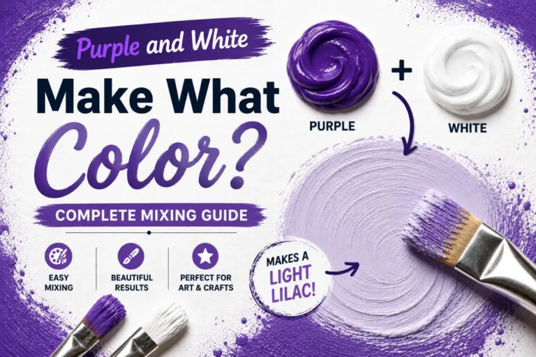 Purple and White Make What Color? Complete Mixing Guide