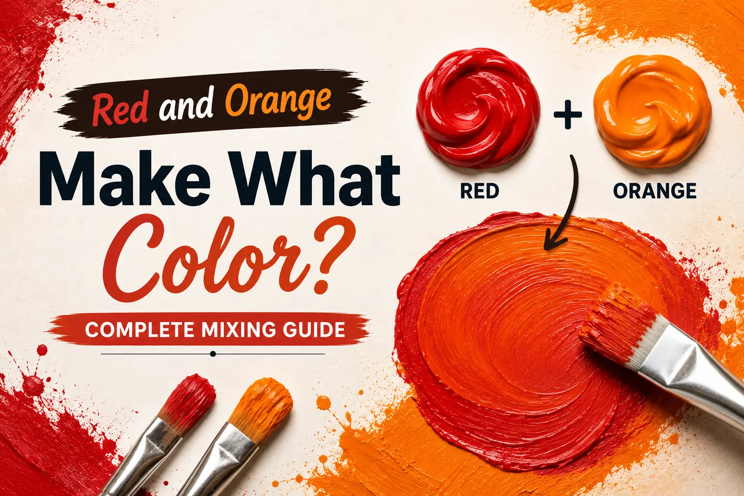 Red and Orange Make What Color? Complete Mixing Guide