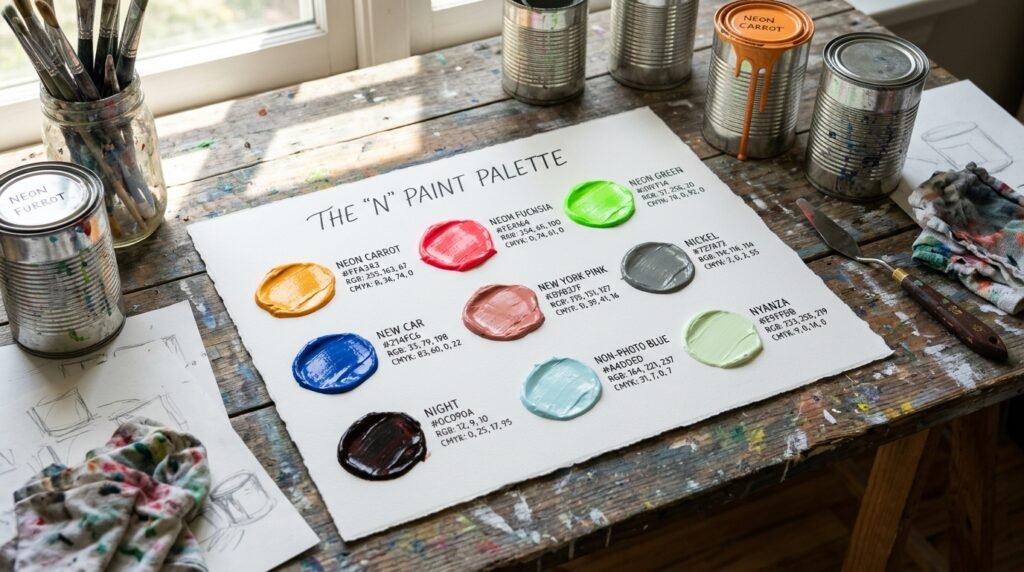 Colors That Start With N (A–Z)