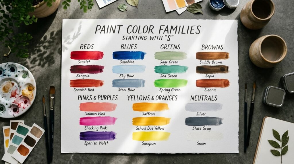 Color Families Covered