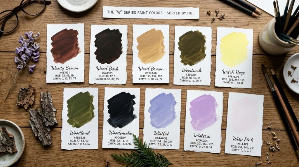 The Full List of Colors That Start With W