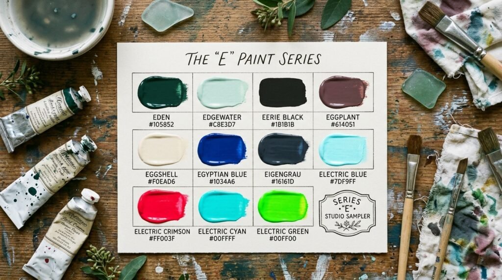 List of Colors That Start With E (A to Z)