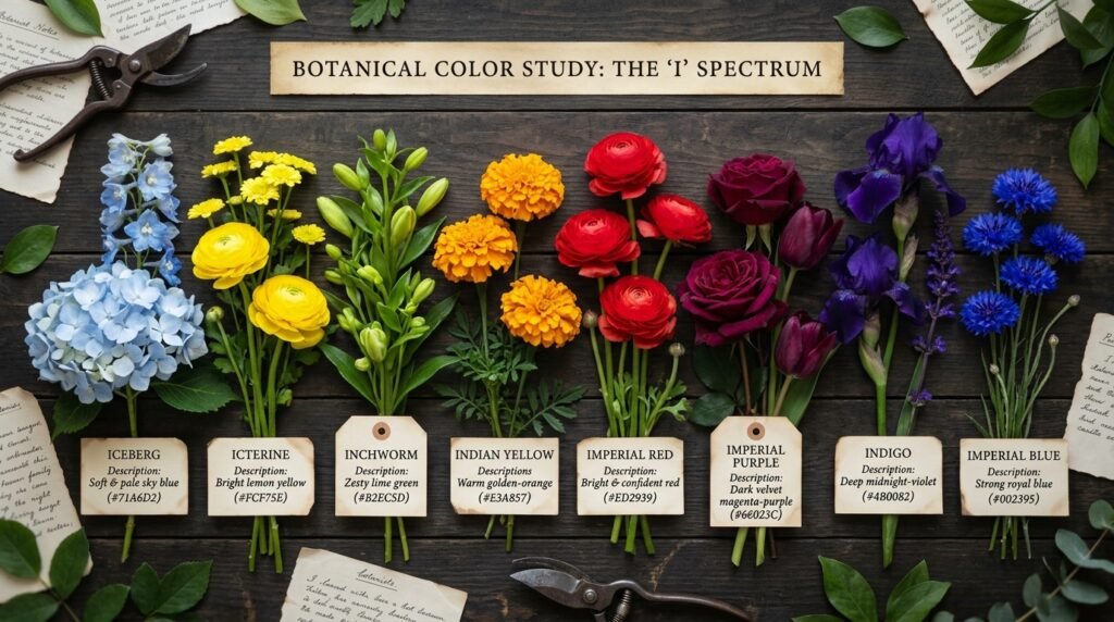 Full List of Colors That Start With I
