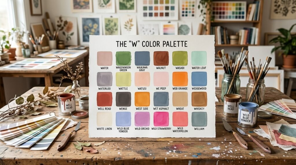 The Full List of Colors That Start With W