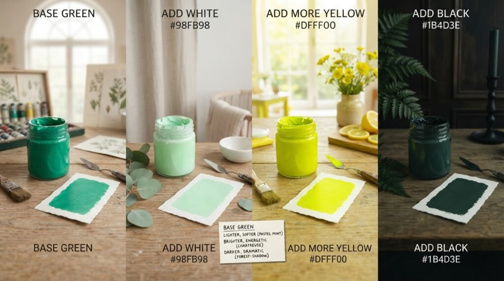 Green in Fashion and Interior Design