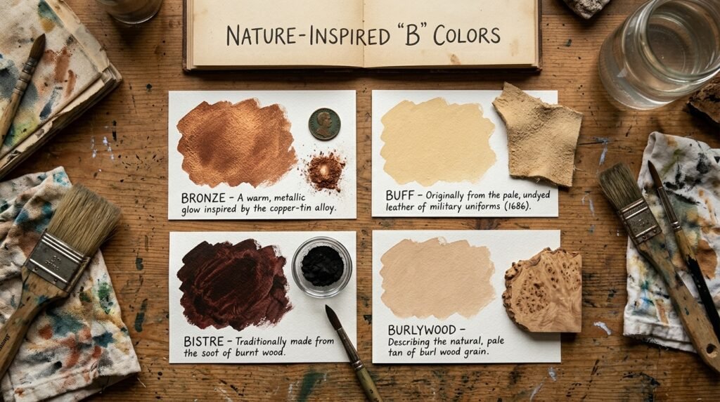 Nature-Inspired B Color Names