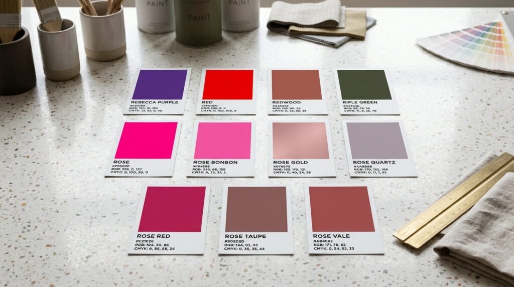 The Full List of Colors That Start With R