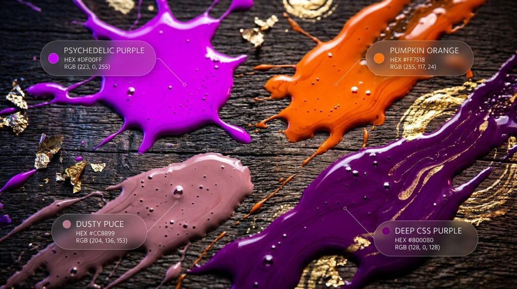 The Full List of Colors That Start With P